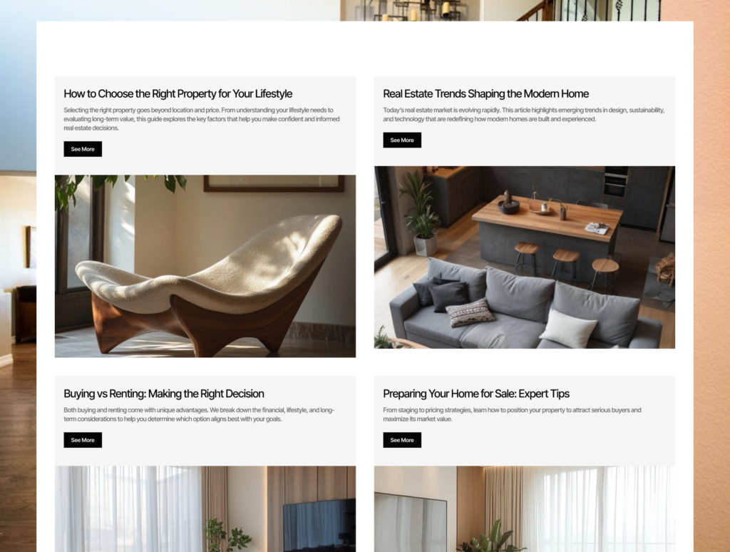 Estara – Luxury Real Estate Framer Template
