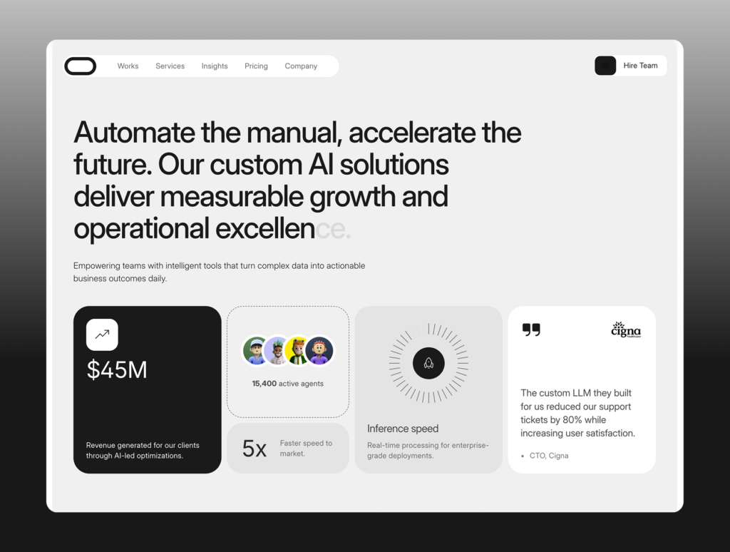 Spartan – Premium AI Agency Framer Template