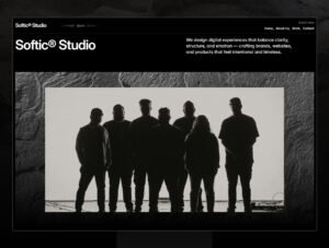 Softic Studio - Minimal Design Studio Webflow Template
