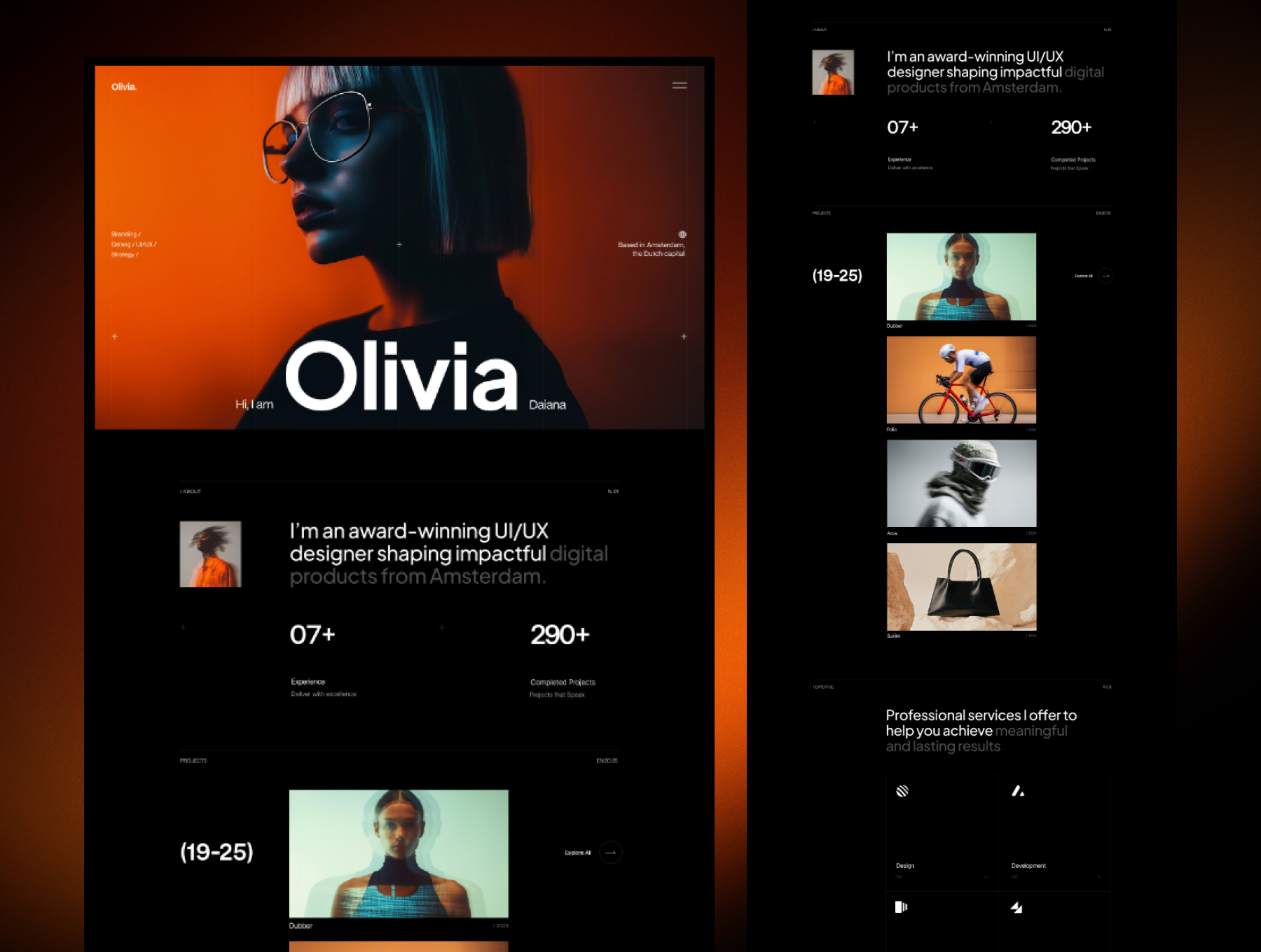 Oliviaaa – Framer Personal Portfolio Template - Image 3