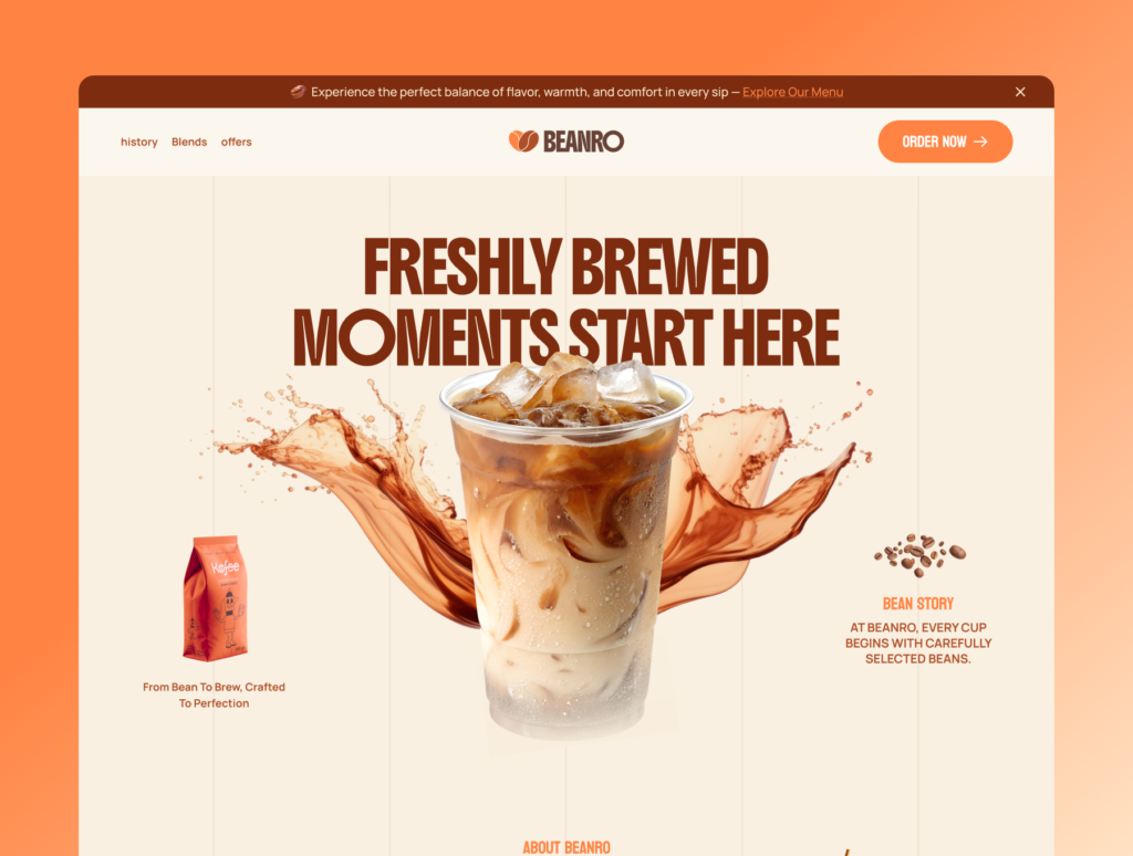 Beanro – Premium Coffee Shop Website Template