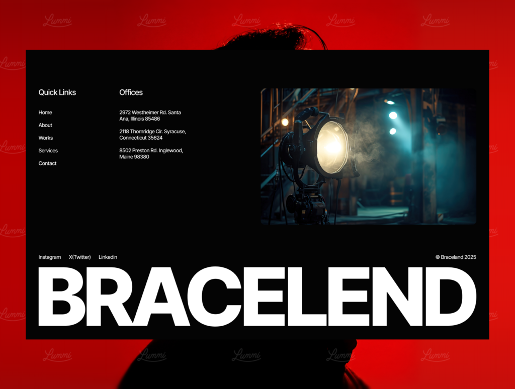 Braceland – Modern Framer Creative Agency Template