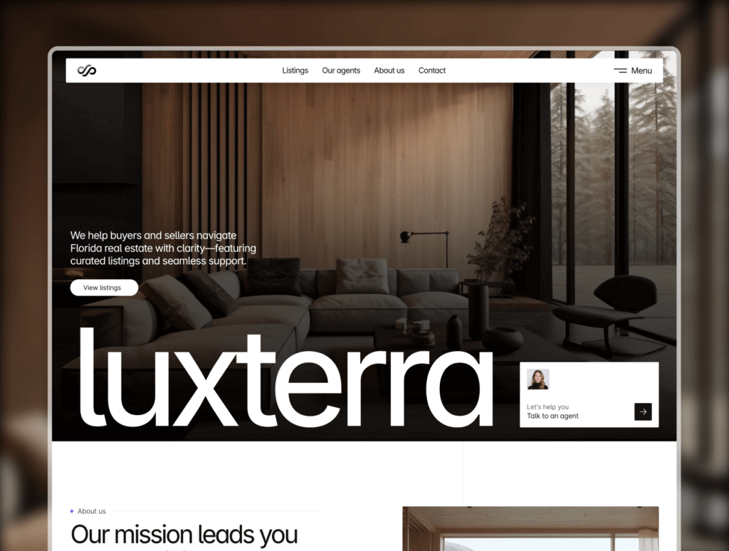 Luxterra – Real Estate Framer Template