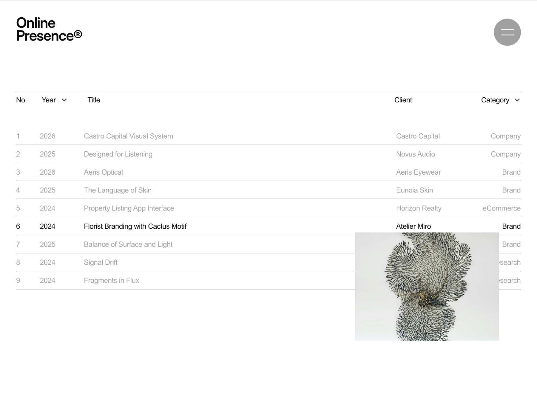 Minifolio 001 – Framer Portfolio Template - Image 4