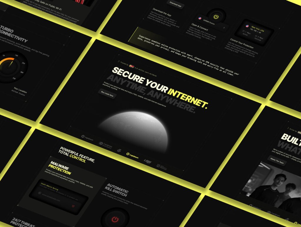 PrivoraVPN - VPN & Cybersecurity Website Framer Template