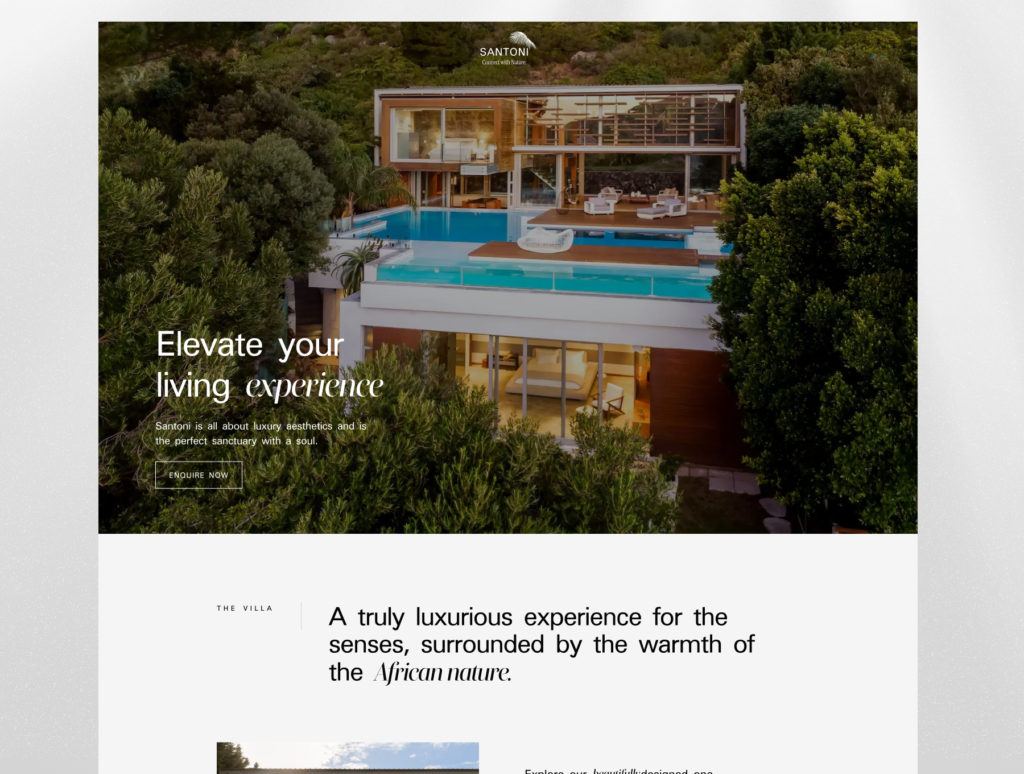 Santoni – Luxury Real Estate Framer Template