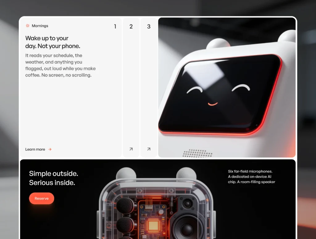 Sonora – AI Device & Hardware Startup Template