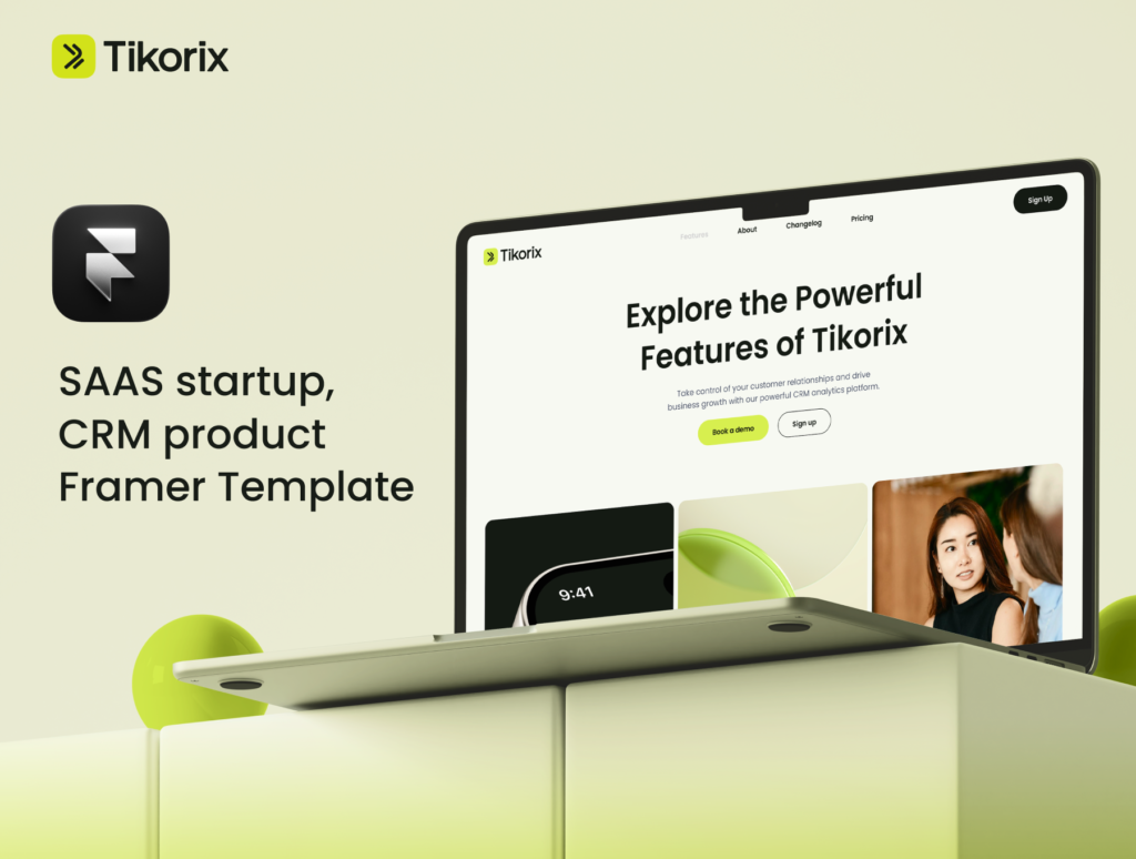 Tikorix CRM SaaS Business Automation Website Template