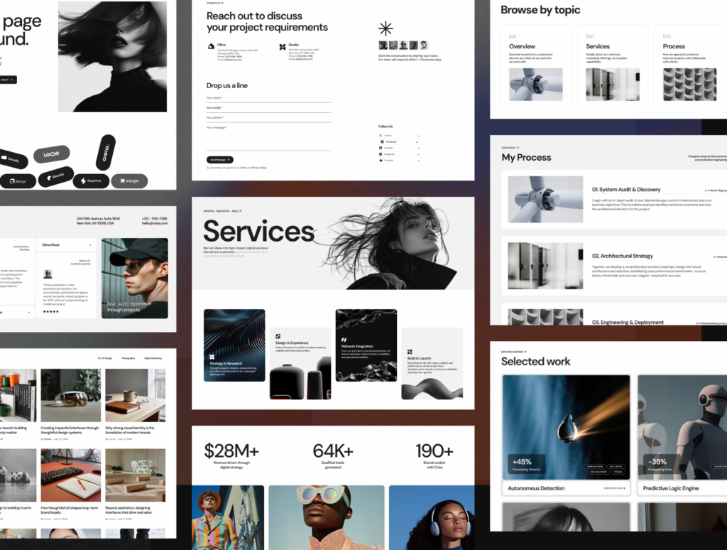Orisa - Creative Agency & Portfolio Next.js Template