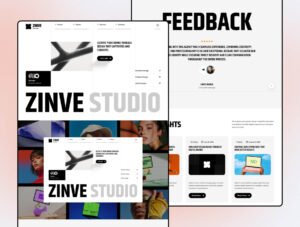 Zinve Studio – Creative Agency Website Template