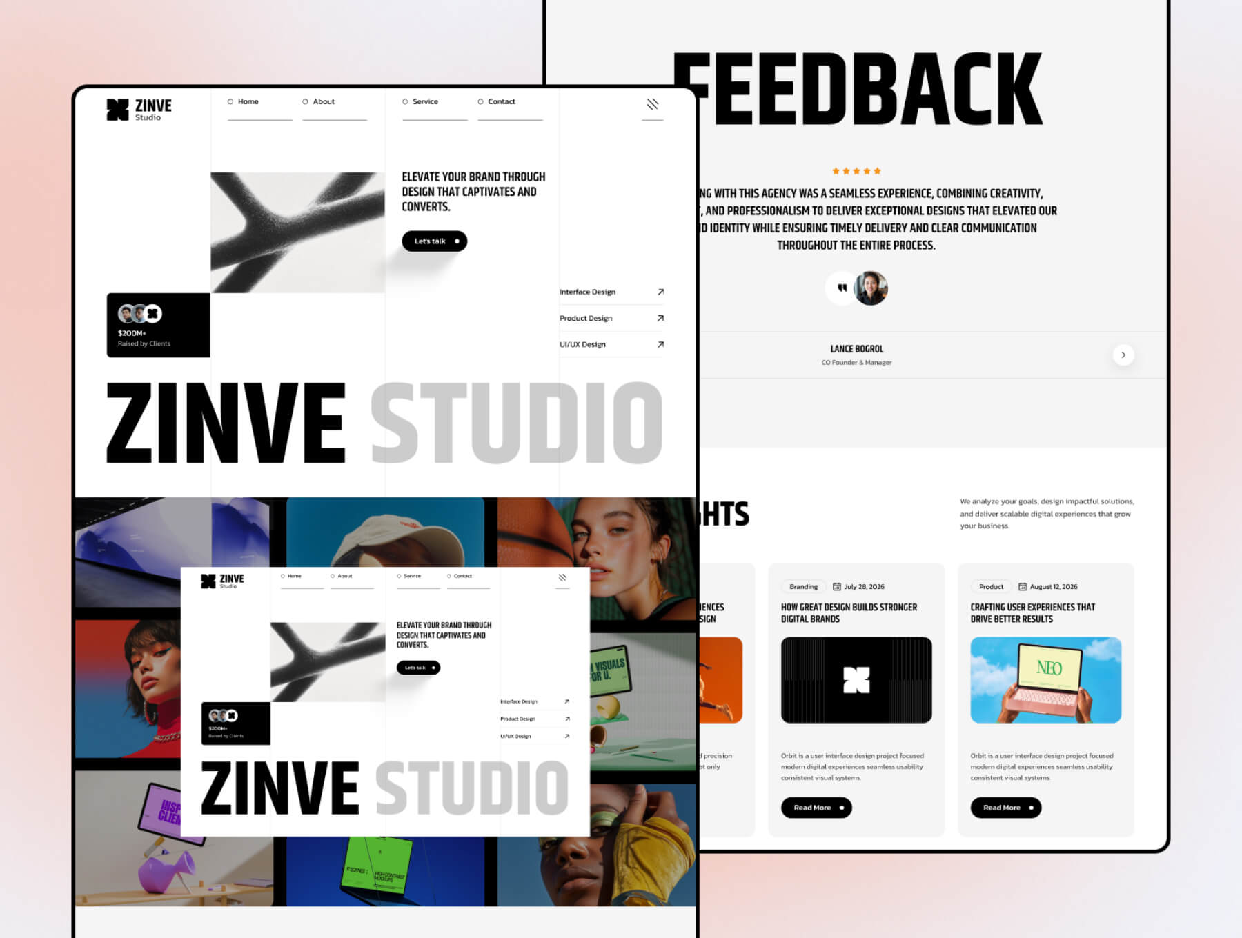 Zinve Studio – Creative Agency Website Template - Image 4