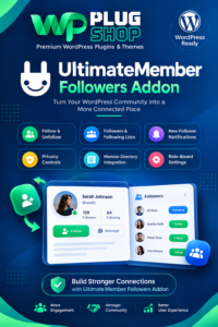 Ultimate Member Followers Addon – Follow & Unfollow Extension for WordPress