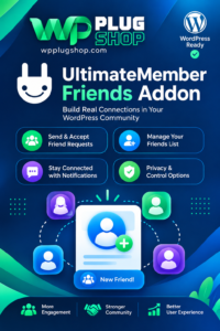 Ultimate Member Friends Addon – Friend Request Extension for WordPress