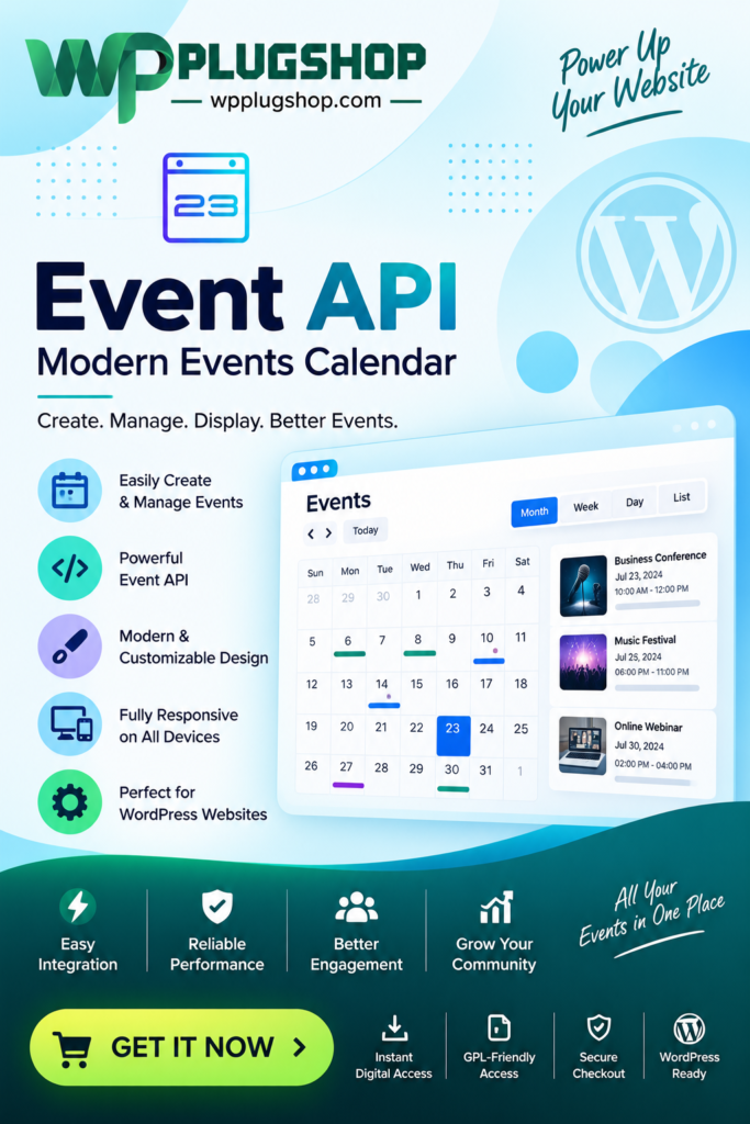 MEC Event API Addon – Modern Events Calendar API Integration