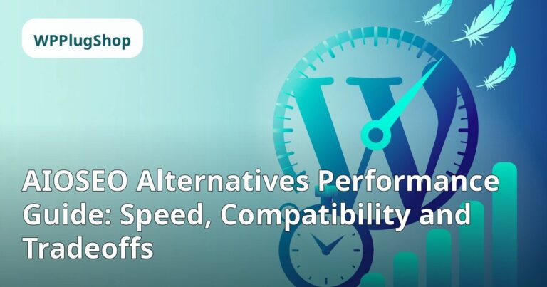 aioseo alternatives performance — WordPress SEO illustration