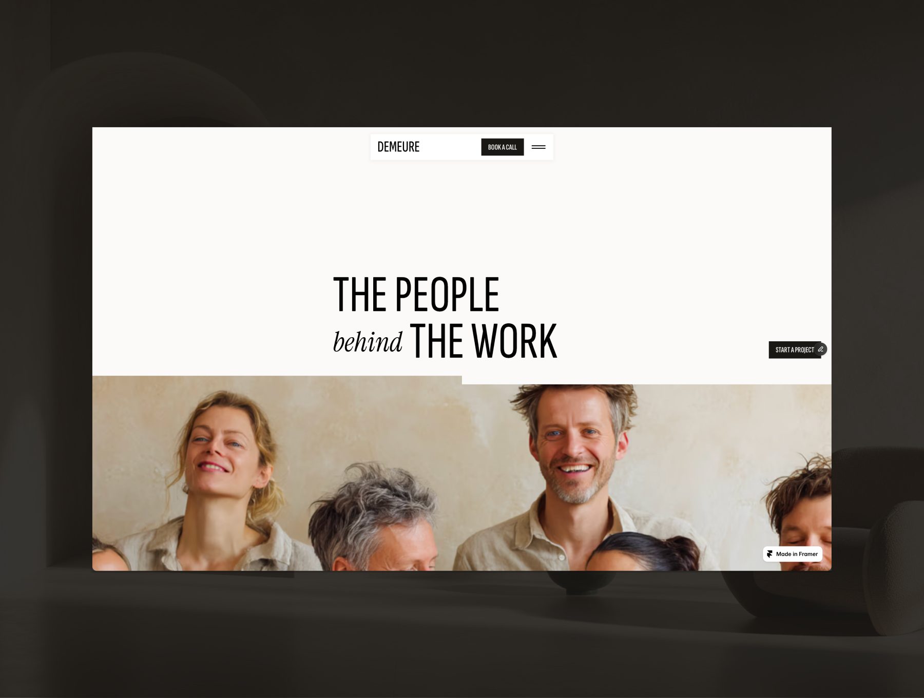 Demeure — Creative Studio Framer & Webflow Template - Image 3