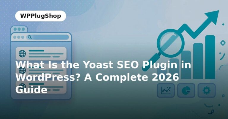 What is Yoast SEO plugin — WordPress SEO dashboard illustration