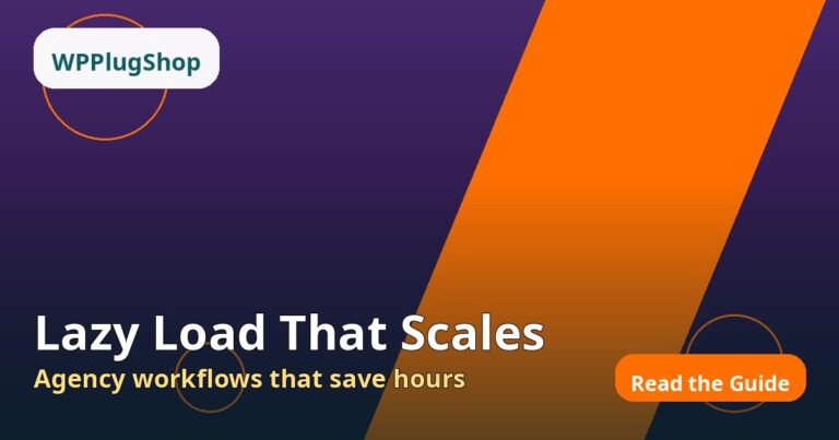wordpress lazy load plugins for agencies — WordPress SEO illustration